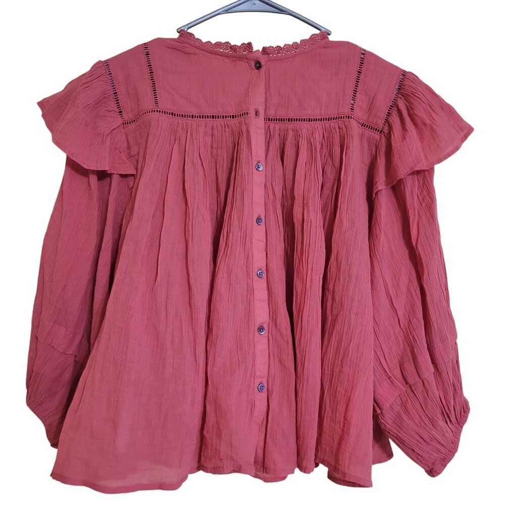 Free People Pink Blouse - Picture 2 of 7